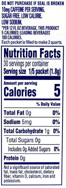 CRYSTAL LIGHT PITCHER PACKETS, RASPBERRY ICED TEA, 1.6 OZ