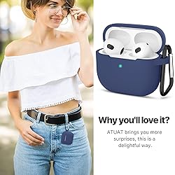 ATUAT Compatible with AirPods 3 Case, Protective