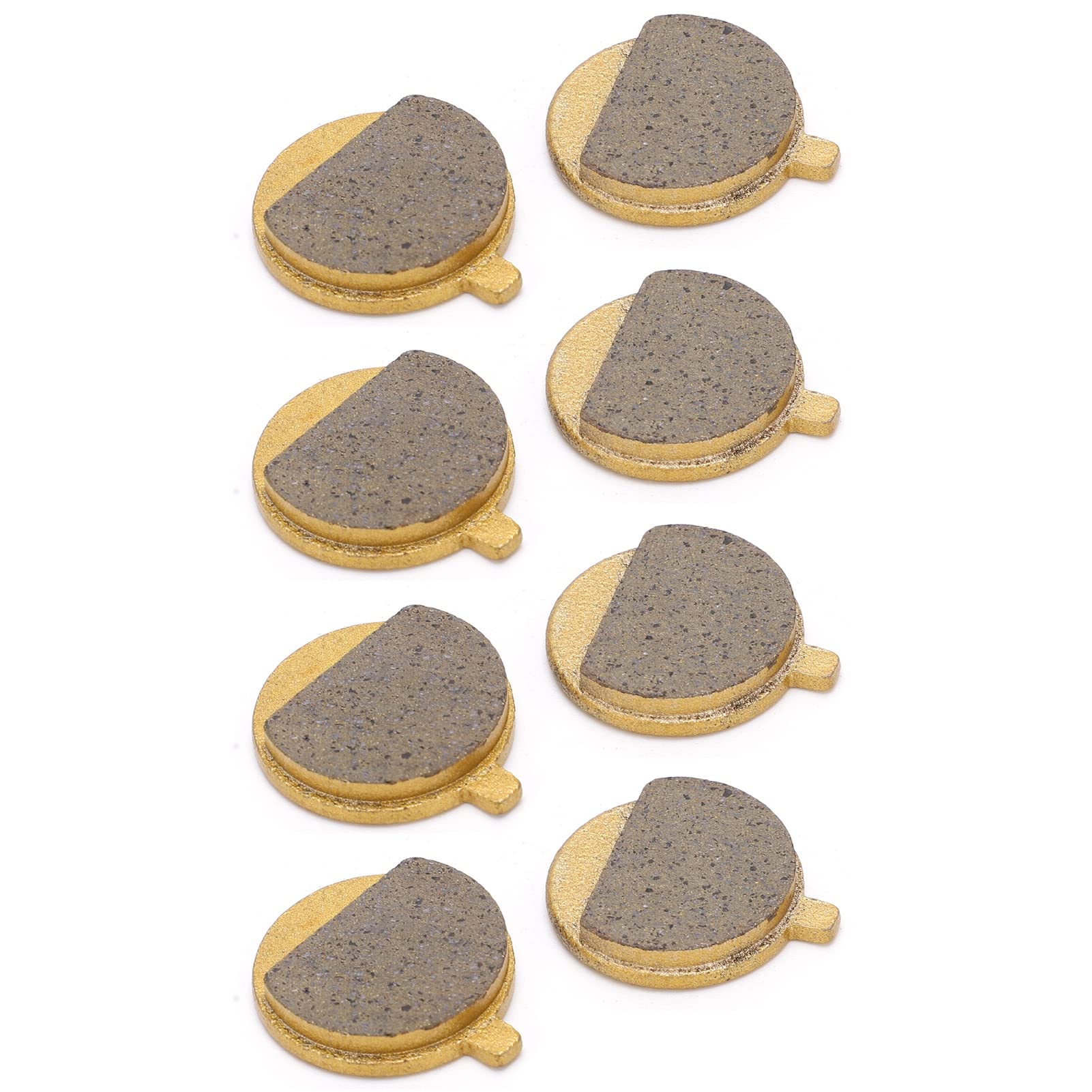 Watris Veiyi 4 Pairs Electric Scooter Disc Brake Pad, E Scooter Brake Pad, Bicycle Round Brake Pads, Accessories for Mountain Bike Brakes Electric Scooter