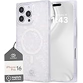 Cocomii Retangle Case for iPhone 16 Pro, Compatible with MagSafe, Iridescent Opal