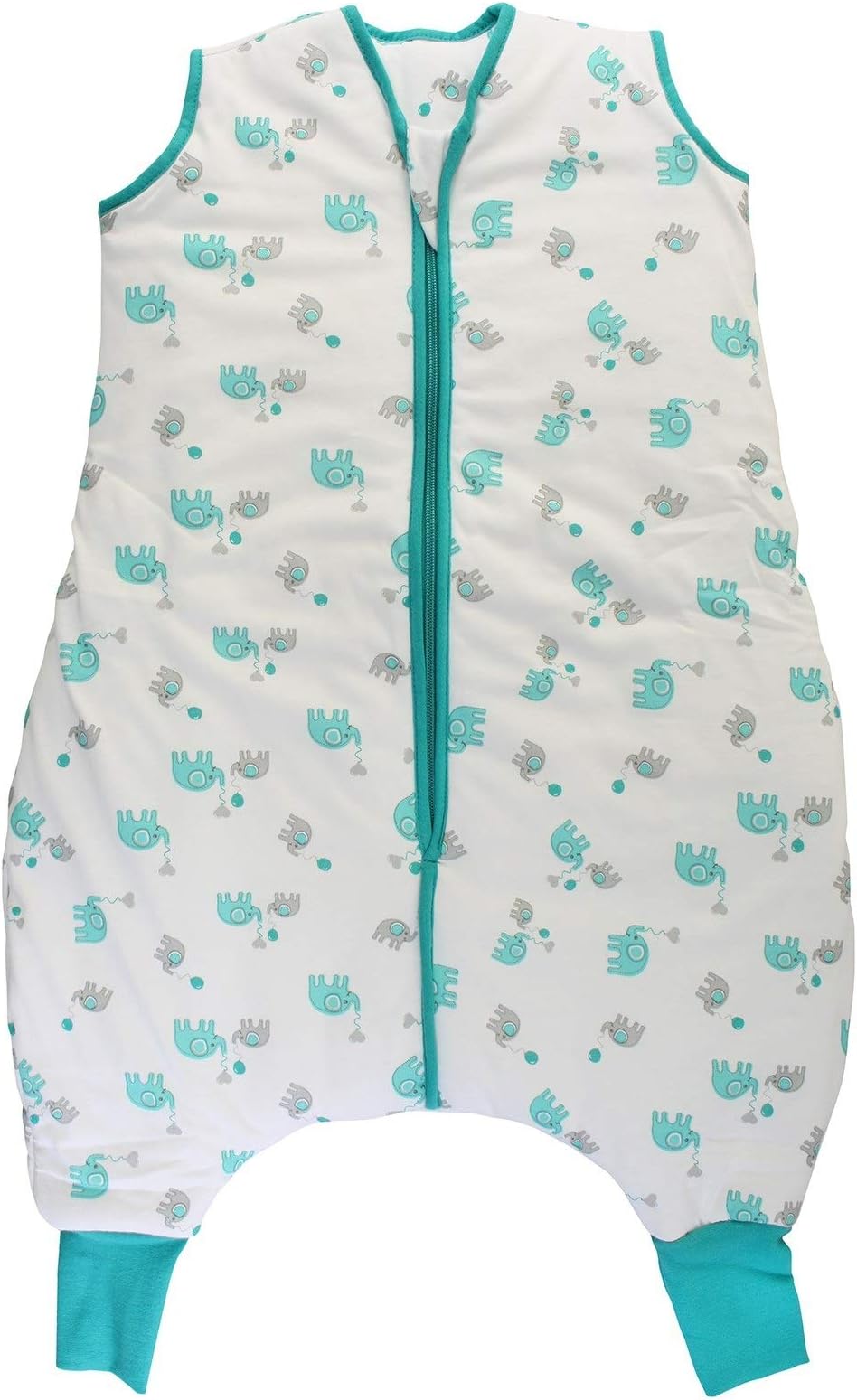 Slumbersac Summer Sleeping Bag with Feet 1.0 Tog Simply Blue Elephants 24-36 Months