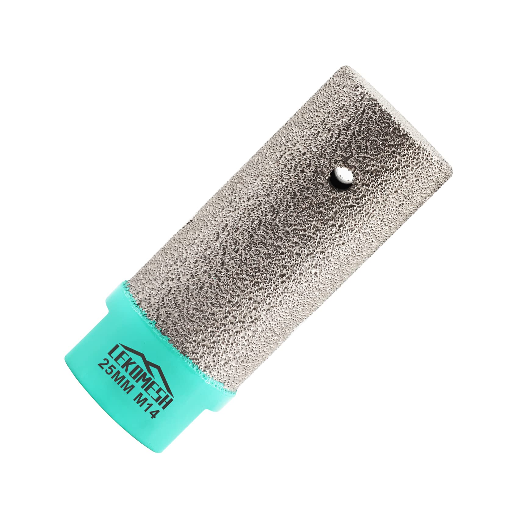 Diamond Finger Milling Bits 25MM - LEKOMESH for Enlarging Shaping Grinding Edging Exsiting Holes of Porcelain Tile Ceramic Marble Granite M14 Thread for Angle Grinder — image 1