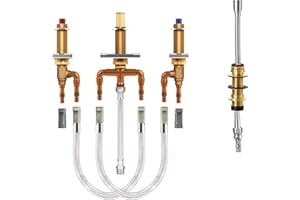 Moen Two-Handle Roman Tub Faucet Adjustable Valve with Shower Diverter, 1/2-Inch CPVC PEX Connection, 9793