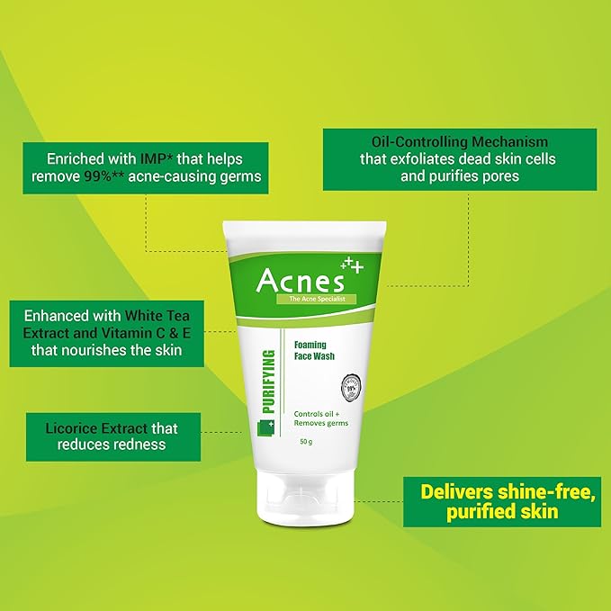acne purifying face wash