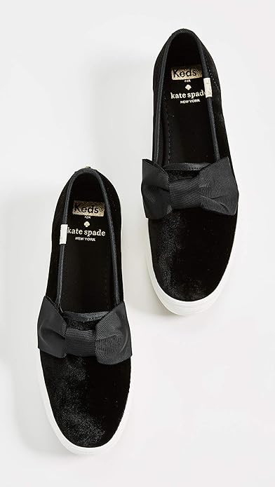 keds x kate spade new york triple decker velvet bow sneakers