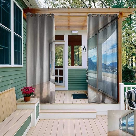 Amazon Com Modern Outdoor Curtain Ties Penthouse Room With Wide