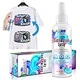 100ml Sublimation Spray, Sublimation Coating Spray for All Fabric, Including 100% Cotton, Polyester, Carton, Tote Bag, Pillows, Mugs, Canvas, Quick Dry & Super Adhesion, High Gloss Vibrant Color