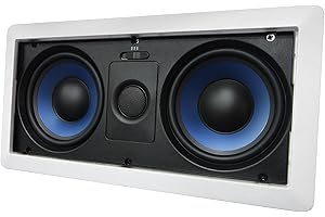 5252W Silver Ticket in-Wall in-Ceiling Speaker with Pivoting Tweeter (Dual 5.25 Inch in-Wall Center Channel)