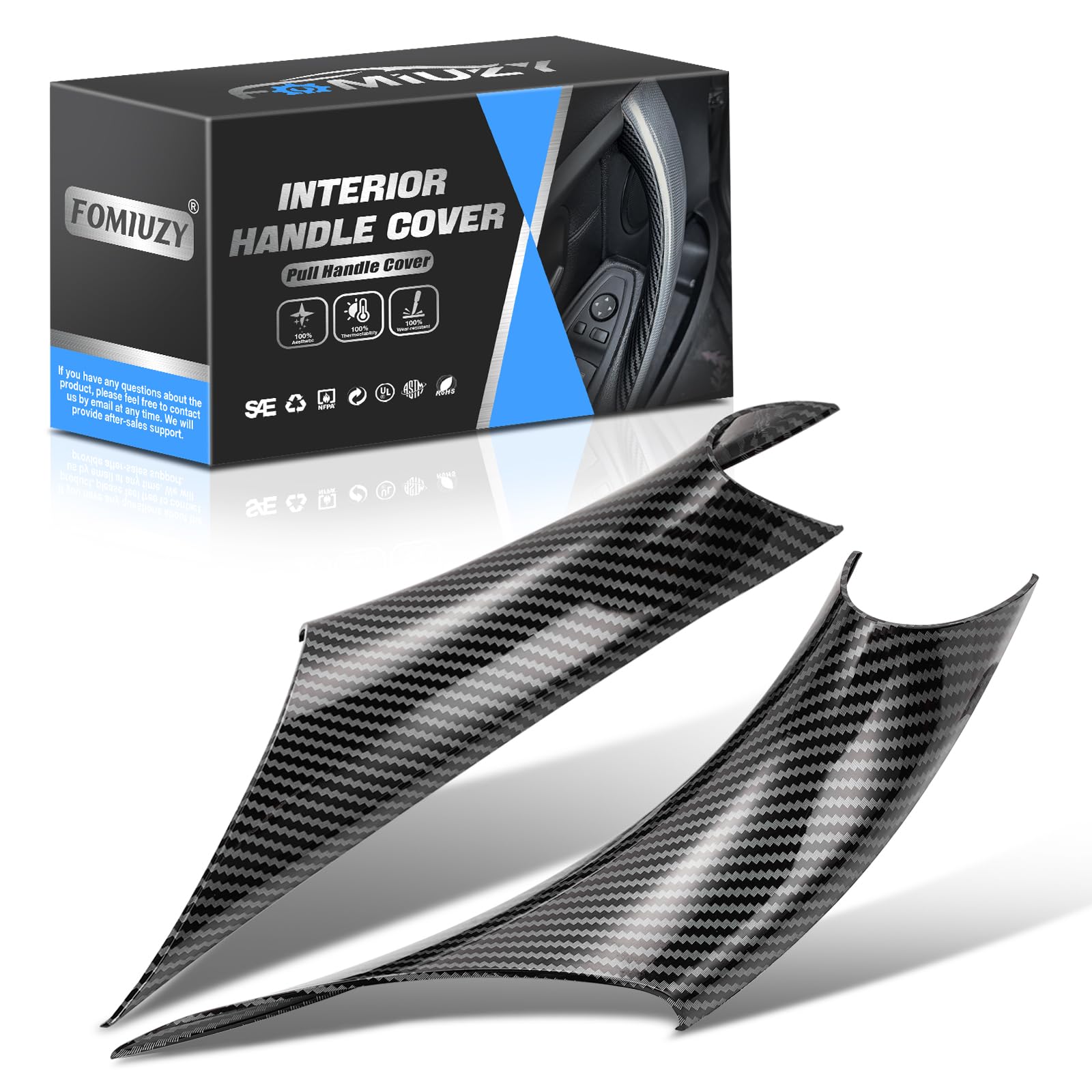 Photo 1 of *See Clerk Notes*
WEILEITE Interior Inner Inside Sticky Door Pull Handle Cover Fit BMW 320,328,330,335,M3 3 Series F30/F31/F34/F80 2012-2018 418,420,428,430,435,M4 4 Series F32/F33/F36/F82/F83 2013-2019 (Black)