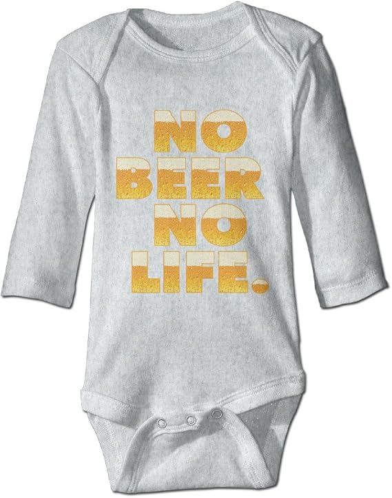 Amazon Co Jp 6 24月ベビー服 ロンパース ビールが大好き 夏の最高 飲み会 新生児 子とも服 綿 三つのボタンがあり プレゼント 出産祝い 24 Months グレー 服 ファッション小物