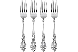 Oneida 2285004A Wordsworth Everyday Flatware Dinner Forks, Set of 4