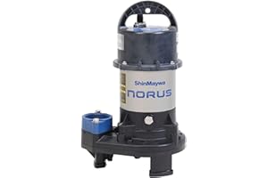 ShinMaywa 50CR2.75S Norus Stainless Steel Submersible Pump, 1 Horsepower