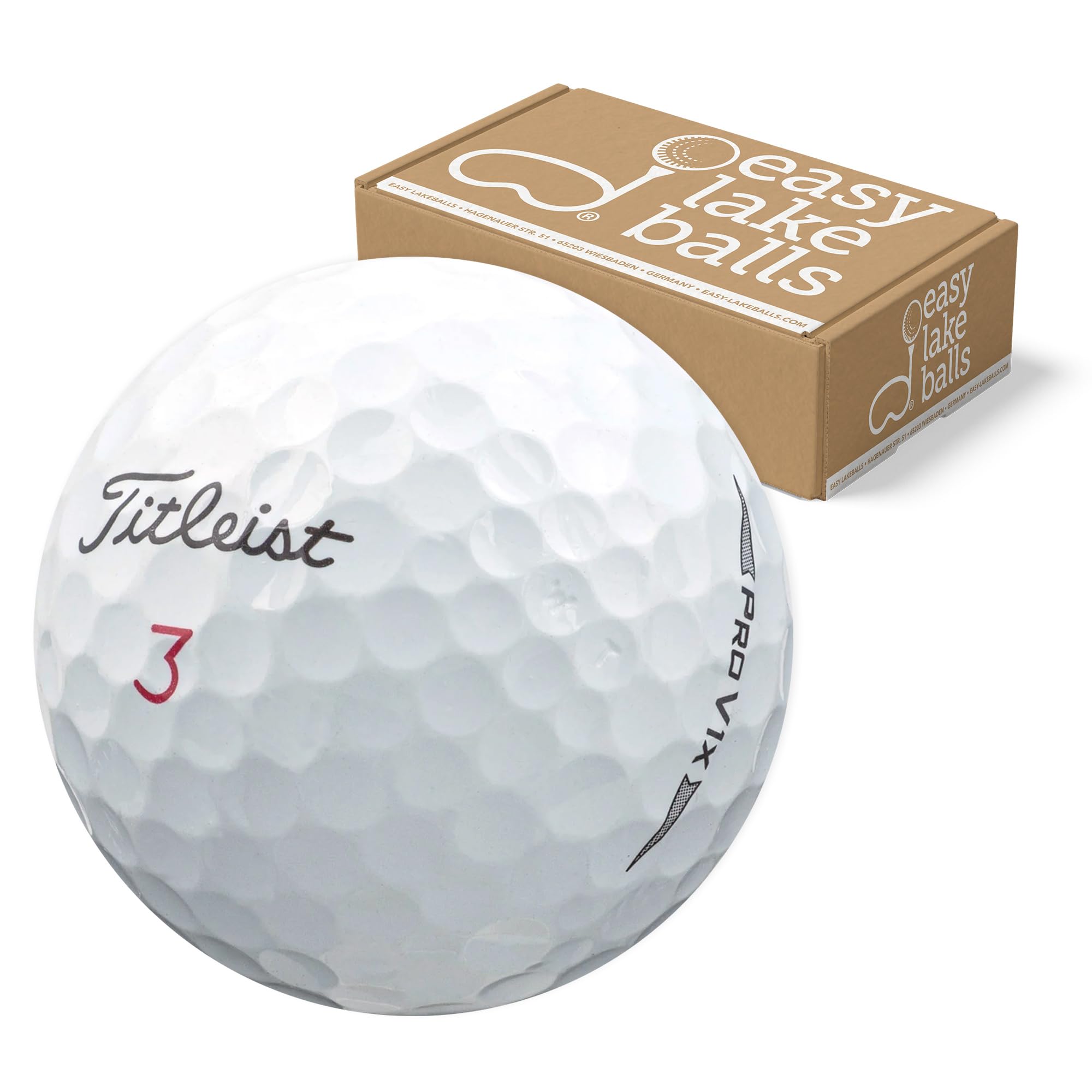 Titleist 50 PRO V1X LAKE GOLF BALLS - AAAA/AAA QUALITY (PEARL/A GRADE) - IN MESH BAG