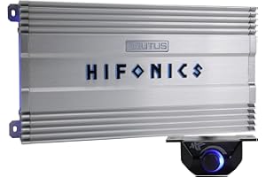 Hifonics BG-3300.1D Brutus Gamma Monoblock Super D Class 3300 Watt Car Audio Sound System Subwoofer Speaker Amp Amplifier with Bass Knob