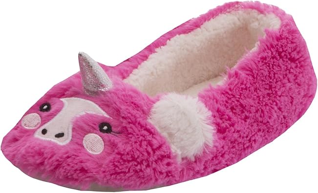 ladies unicorn slippers