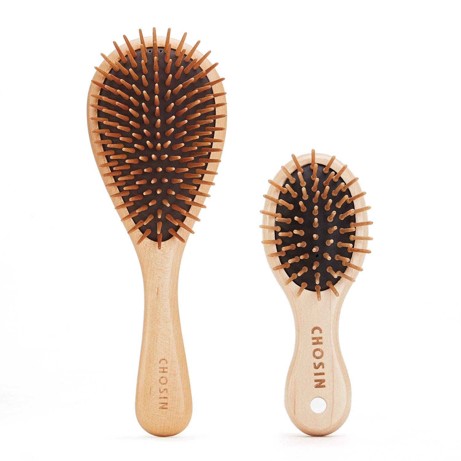 Amazon Com Chosin Wooden Paddle Hair Brush Mini Travel Brush