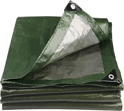 Onarway Tarpaulin Waterproof Heavy-Duty 2m x 3m 105GSM Green