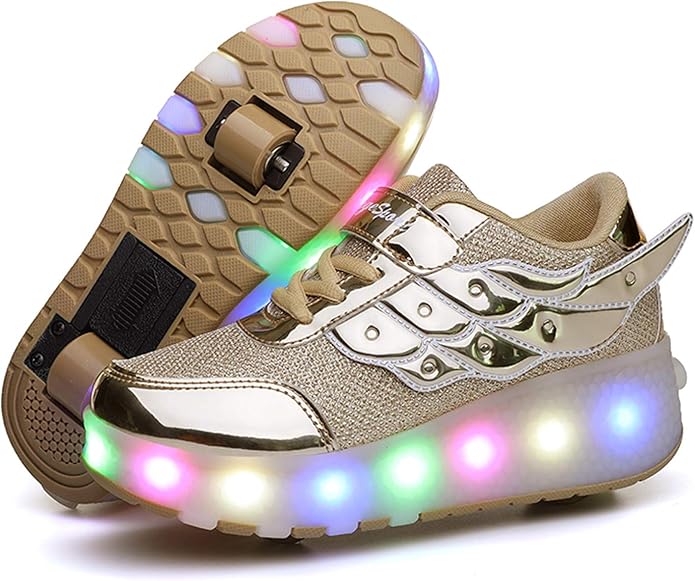 Zapatos Patines Zapatillas Con Ruedas Para Niña En (Patín