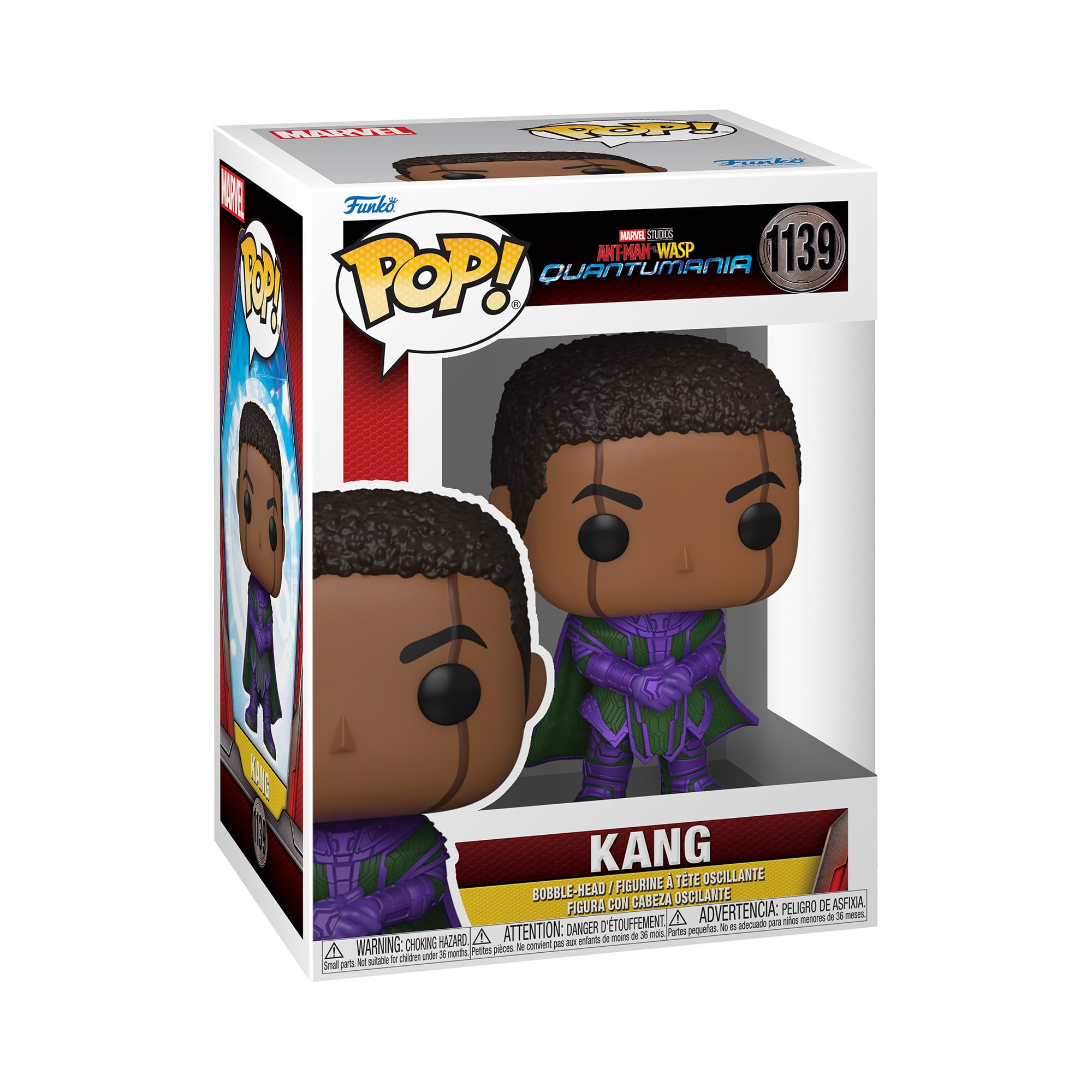 Funko POP! Vinyl Marvel: Ant-Man Quantumania - Kang - Collectable Vinyl Figure - Gift Idea - Official Merchandise - Toys for Kids & Adults - Movies Fans - Model Figure for Collectors and Display