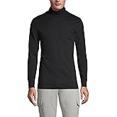 Lands' End Men's Super-T Cotton-Blend Turtleneck Shirt