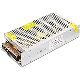 HPMN 12V 12.5A Power Supply 150W AC/DC Adapter Switching Power Transformer AC 110V-220V to DC 12 Volt 12.5 Amp Converter Low Voltage Output for LED Strip Light Security System CCTV Camera
