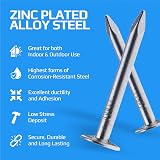 Keple Clout Nails 20mm Pack of 100 Zinc Plated Galvanized Tacks view 5