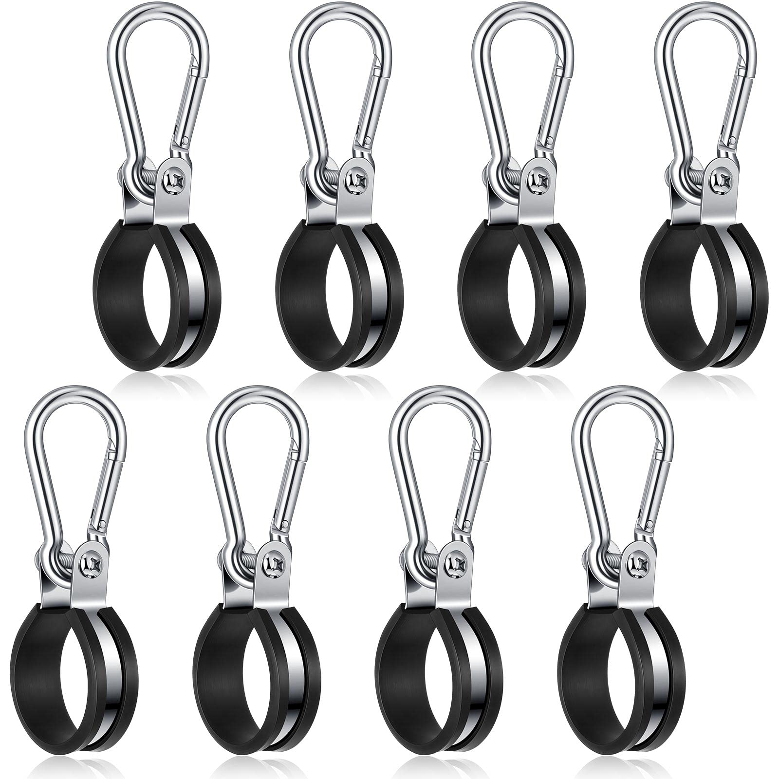 2-Pack Stainless Steel Air Line Hanger Brackets - For 3-in-1 Truck Air Hose Lines