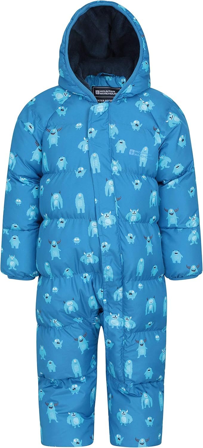 Mountain Warehouse Frosty Toddler Padded Suit Fleece Lined Snowsuit