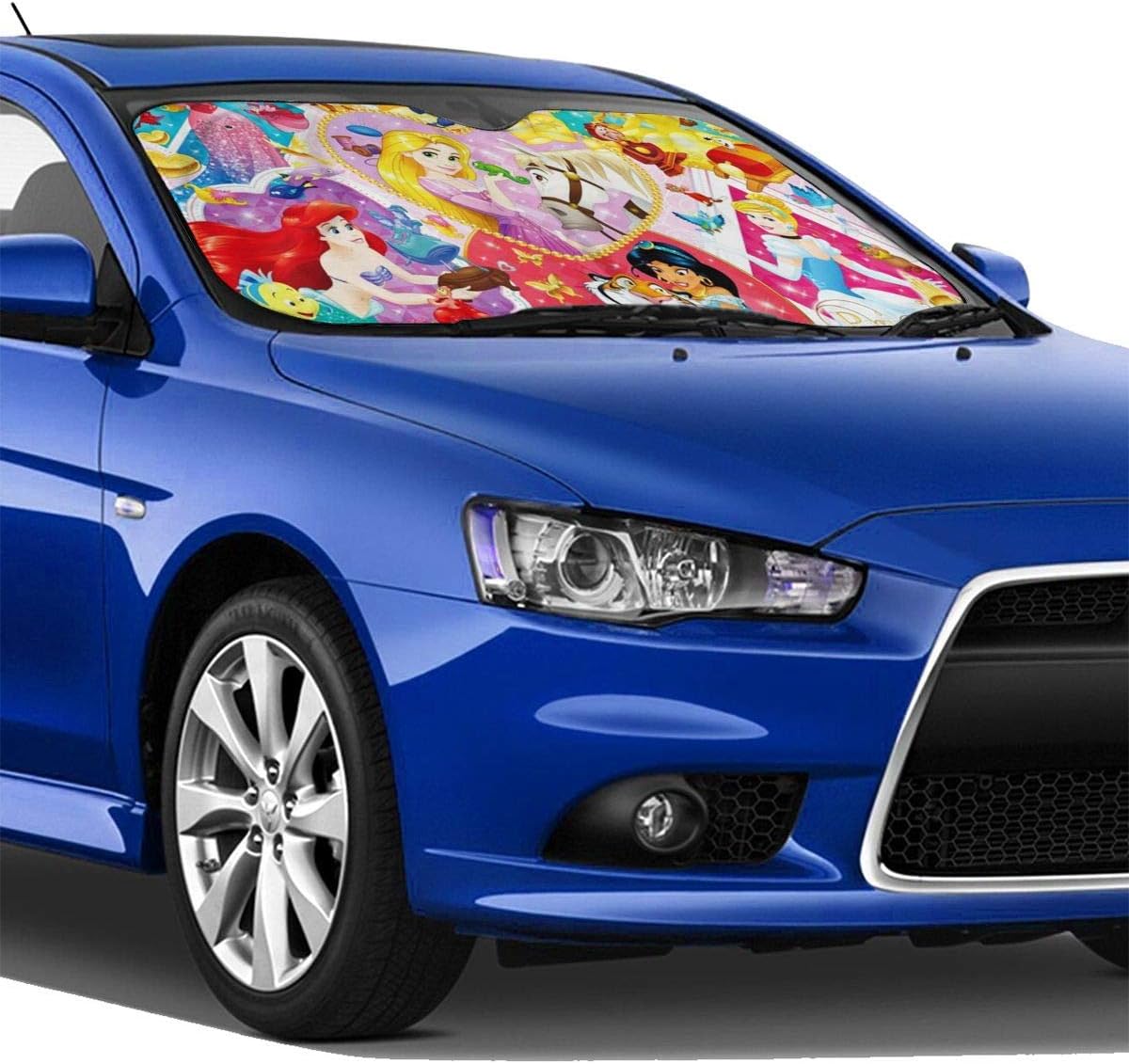Amazon サンシェード マジックディズニー プリンセスの友達 車用 日除け 車ガラス用 フロント紫外線 日差 遮光 断熱 吸盤4個付 簡単取付 収納 ベビー マタニティ ベビー マタニティ 通販