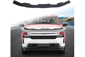OLIMPOCICLI Hood Deflector Protector Hood Shield Compatible with 2019-2024 Chevy Silverado 1500 Replacement for 2019 2020 2021 2022 2023 2024 Chevy Silverado Accessories TPE Front Shield Deflector