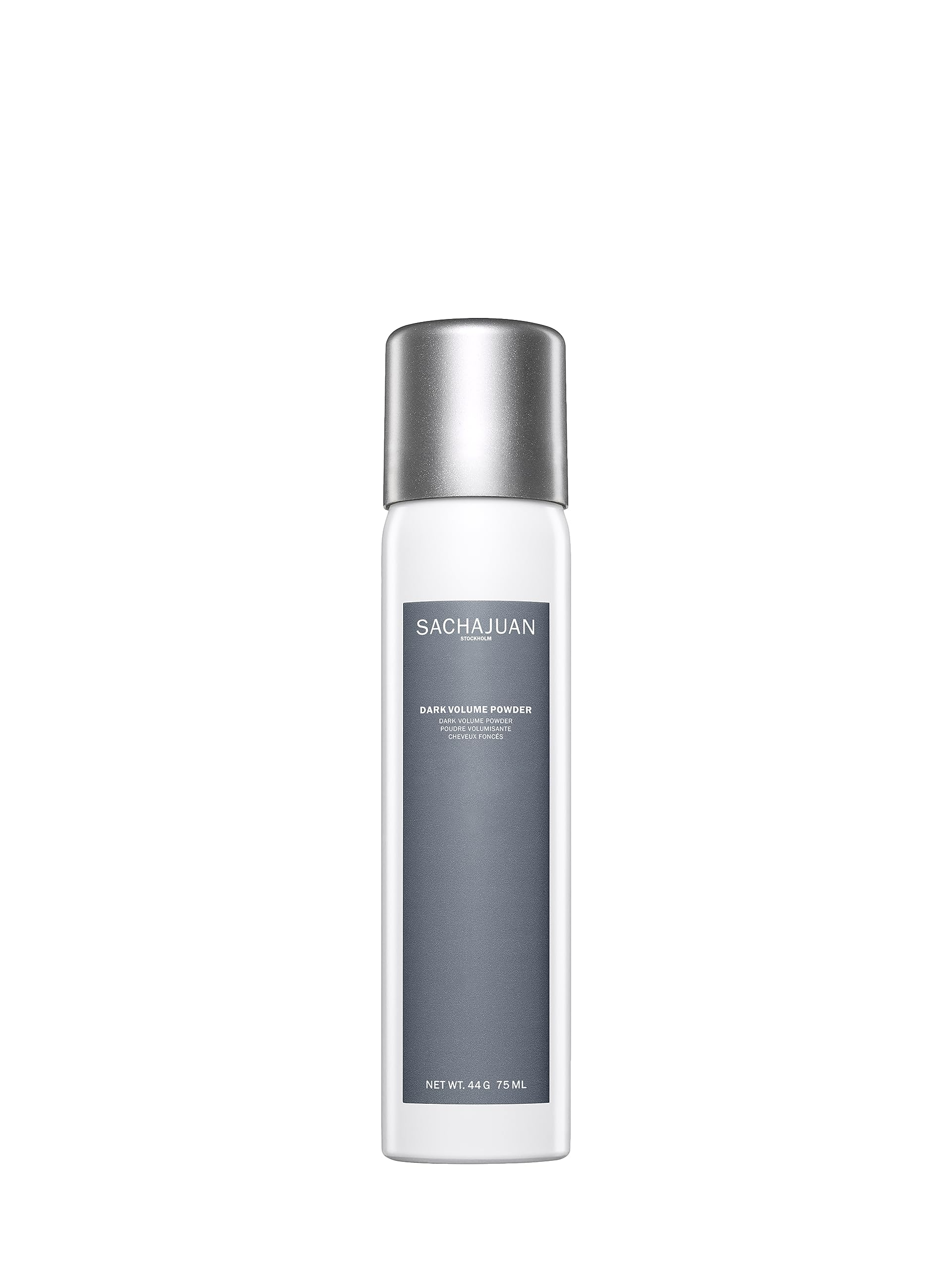 SACHAJUAN Dark Volume Powder Spray 75ml, Creates Structure, Volume and Grip. With Pigments Tailored For Dark Hair, Offers Root Re-growth Coverage. Creates The Look and Feel of Fuller, Thicker Hair.