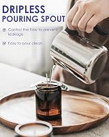 BOYUJK 900ML Candle Wax Melting Pot Dripless Pouring Pitcher Stainless Steel view 2
