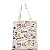 TV Show Inspired Gift TV Show Merchandise Zipper Pouch Spencer Lover Gift Crime Show Makeup Bag for Crime Fans(Crime TV Pattern Tote)