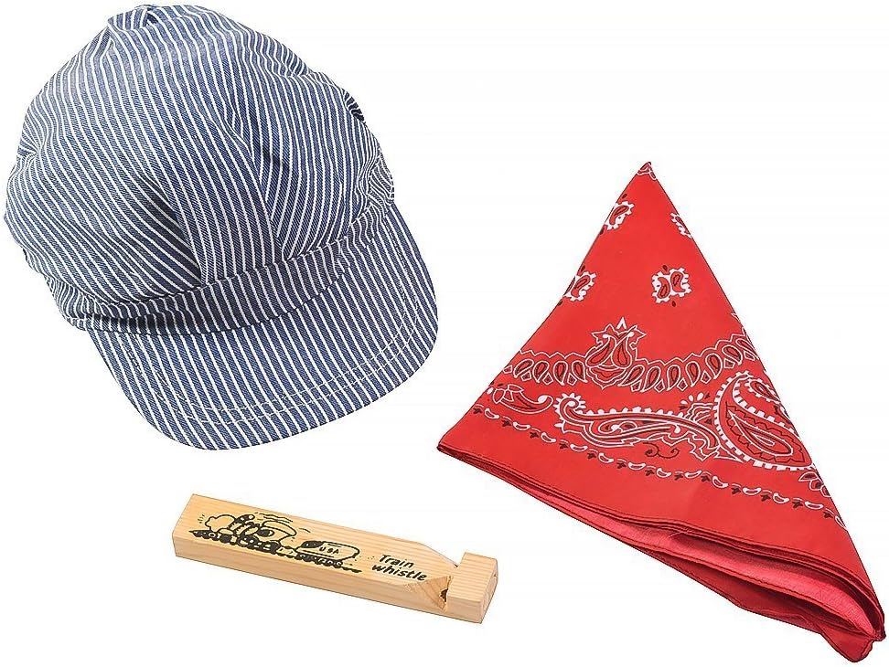 red train conductor hat