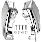 Xitqiooo Deflector Heat Shields for Harley Davidson Touring Street Glide Road Glide Electra Glide Road King Ultra Limited Tri Glide CVO 2017-2024 2025, Gloss Sliver