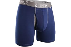 2UNDR Men's Swing Shift 6" Boxer Brief Underwear