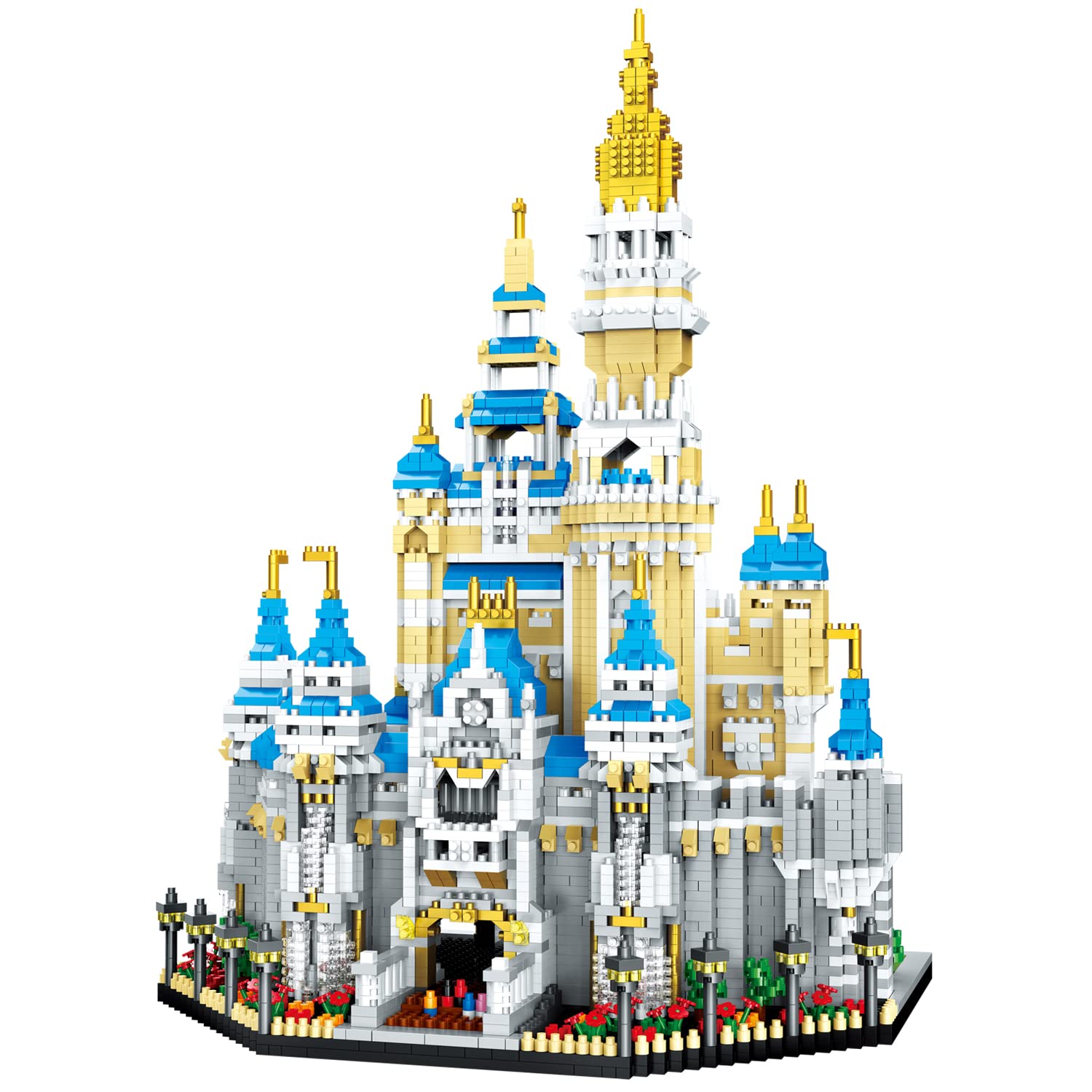 Photo 1 of Fairyland Castle Building Blocks Set (5297Pcs) European Architecture Model Educational Toys Micro Bricks for Kids Adults