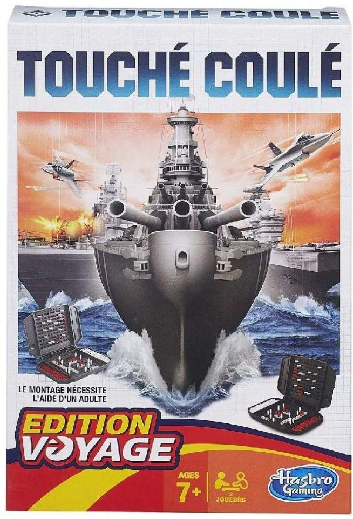 Hasbro Gaming – Sink The Fleet, Travel Game (B09951750) [may not be in English] French Version multicoloured — image 1