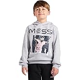 Messi boys Lifestyle Long Sleeve Sweatshirt, Standard Fit Hoodie Sweatshirt, Comfortable