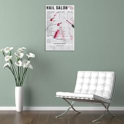 JBBGO Nail Salon Beauty Salon Canvas Wall Art