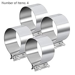 EVIL ENERGY 5.0 Inch Exhaust Clamp,Butt Joint Band
