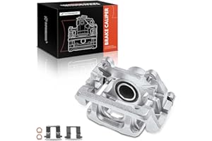 A-Premium Disc Brake Caliper Assembly with Bracket Compatible with Select Acura Models - MDX 2007-2013, ZDX 2010-2013, V6 3.7L - Rear Right Passenger Side