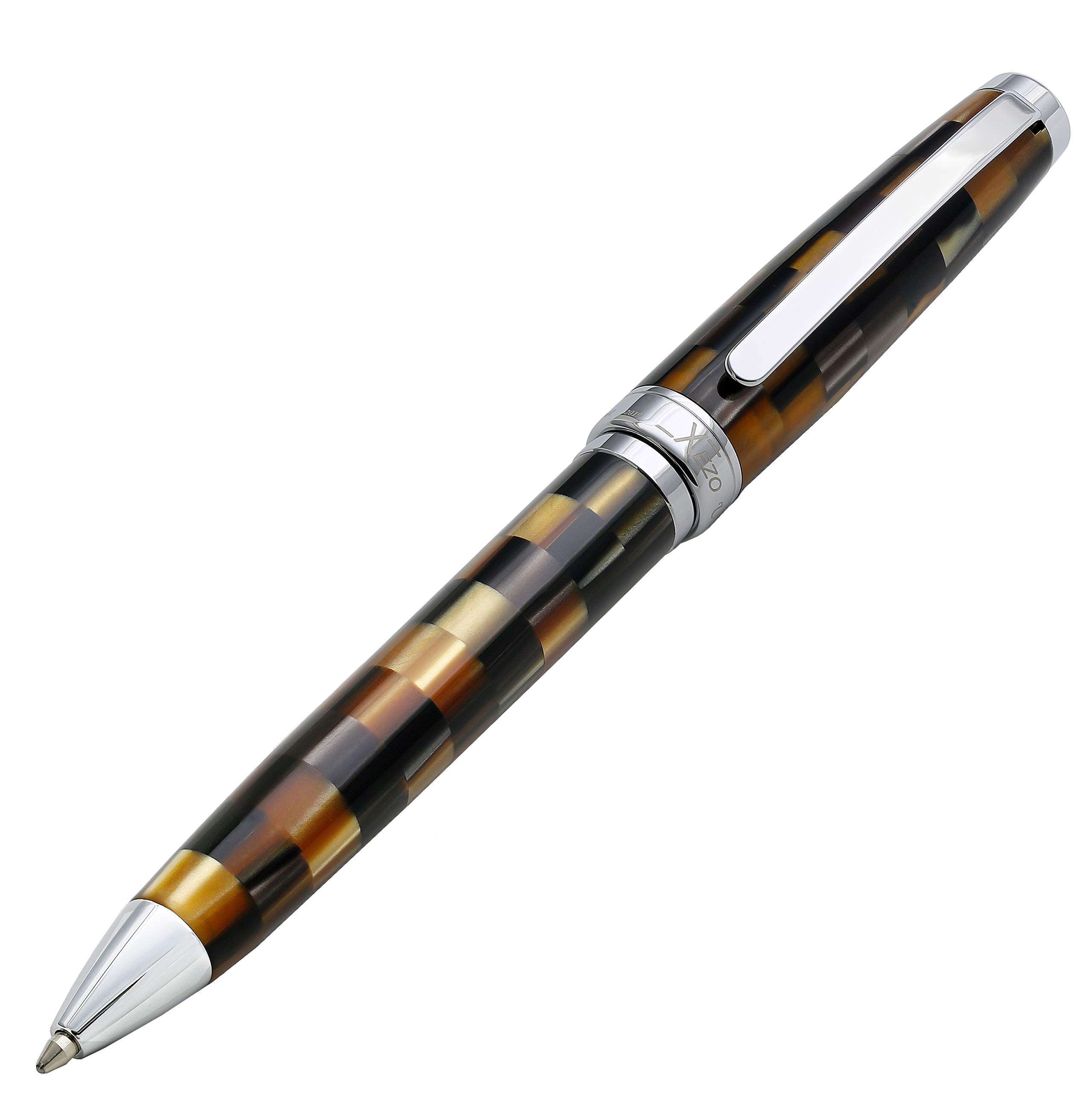 Xezo Urbanite Brown Retro-Style Serialized Medium Ballpoint Pen (Urbanite Brown B)