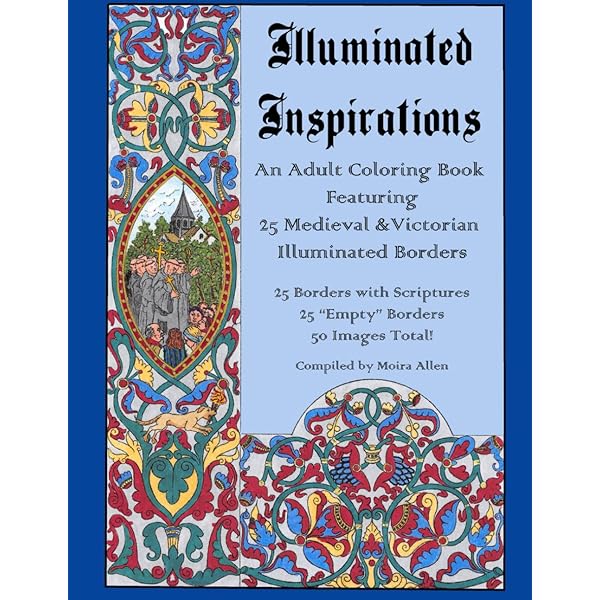 The Illuminated Alphabet (Dover Coloring Book): Theodore Menten