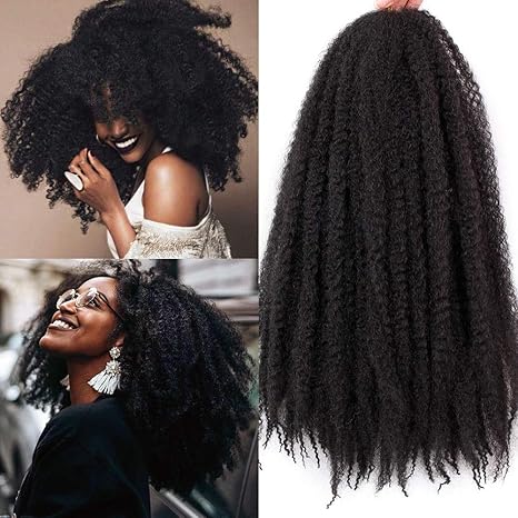 Modern Queen 1b 3 Packs Afro Kinky Marley Braids Hair