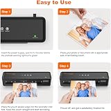 Bonsaii A4 Laminator L421-A with 5 Sheets 80-100mic Portable ABS Jam Release view 5