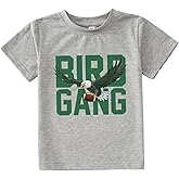 Toddler Girl Boy Game Day Football T-Shirt Sundays are for The Birds Shirt Short Sleeve Kids Sports Fans Tee Top