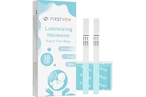 FIRSTVIEW Ovulation Test Strips - 15 Strips, Results Within 5 Minutes, Clear Display, Easy to use.