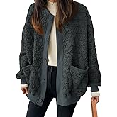 kipfall Oversized Jackets for Women 2026 Fall Clothes Casual Jacket Cardigan Outfits Tops