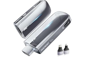 BRAIDOL 2026 Upgraded Wireless HDMI Transmitter and Receiver 328FT/100M, 4K Decode 1080P@60Hz Ultra HD Video Output, LED Display Plug&Play 5G+2.4G for Video and Audio to Monitor from PC/Projector/TV Box